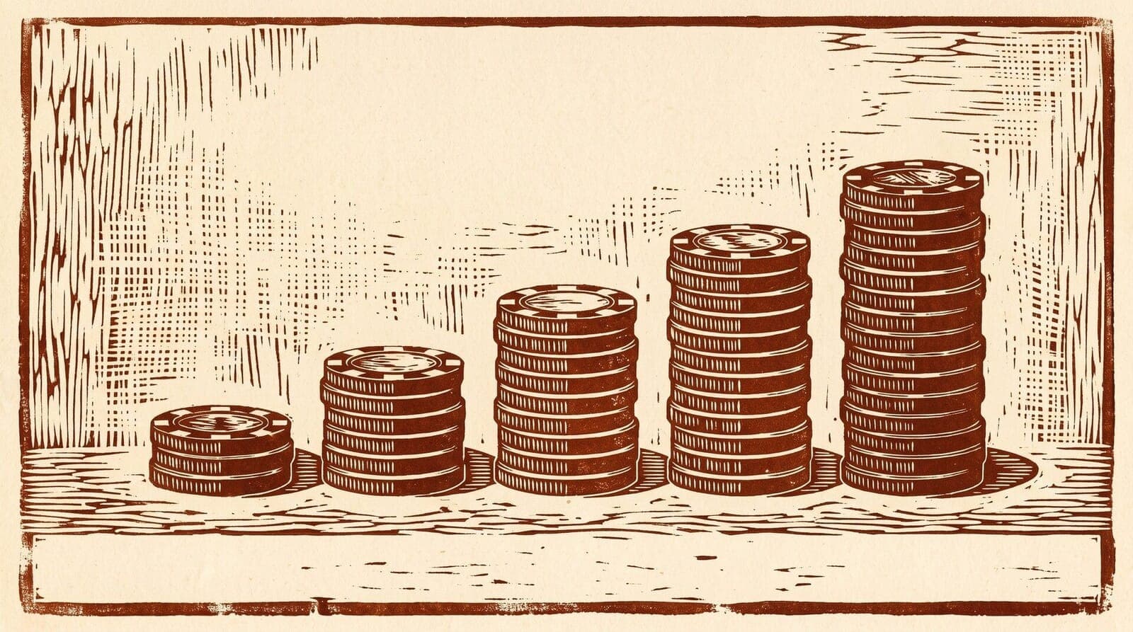 How many chips to deal out in poker