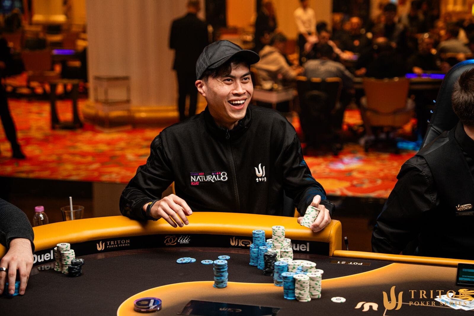 Malaysian Kiat Lee won $619,000 and claimed his fourth Triton Poker title