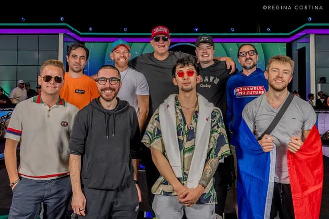 The final nine of the WSOP 2026 Main Event @Regina Cortina