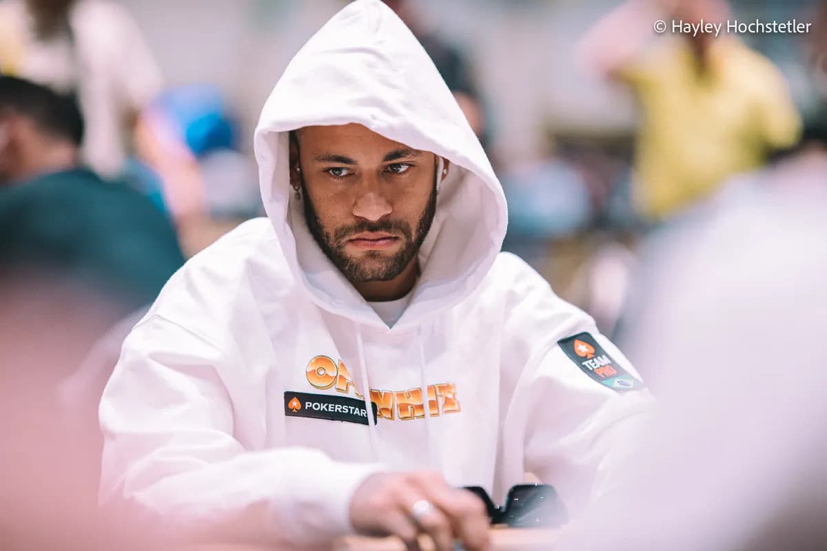 Neymar jugó un high roller en la WCOOP