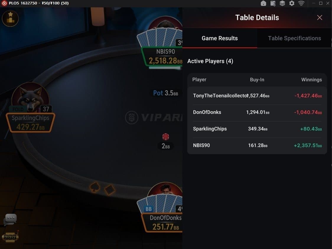 Чемпион The One прошёл от +$100K до -$245K за сессию