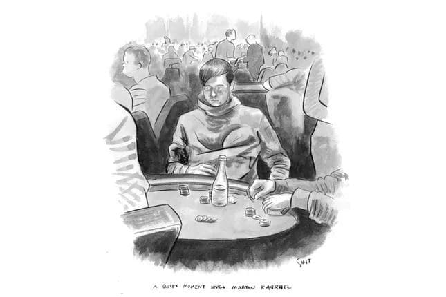 Jugadores de las WSOP 2026 en caricaturas