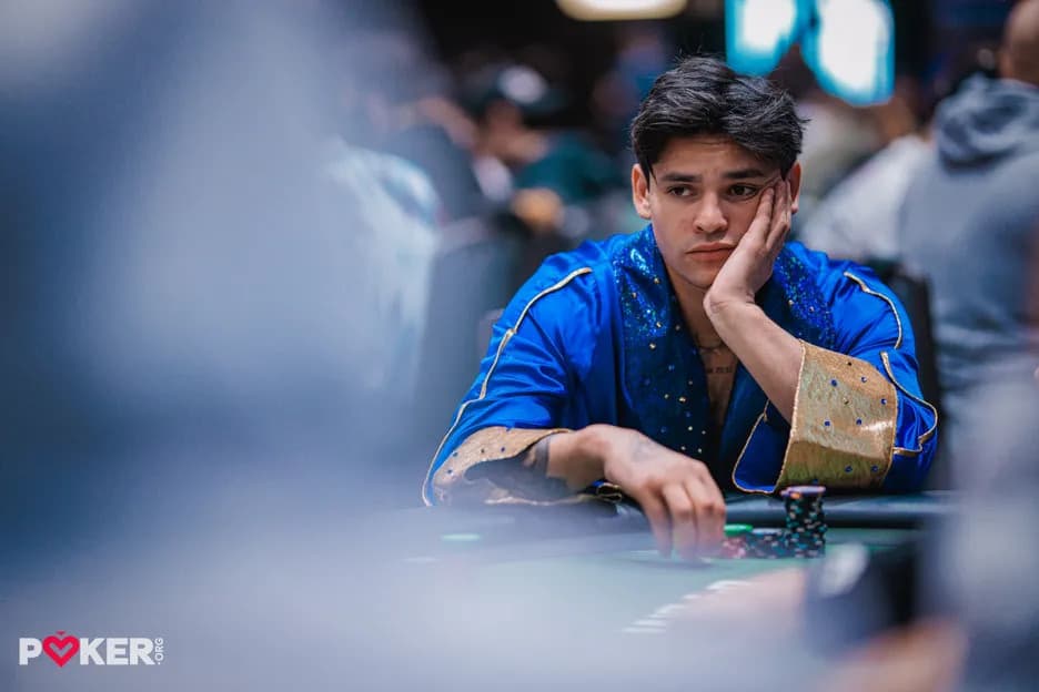 Ryan Garcia se convirtió en el protagonista de una mano en Hustler Casino Live