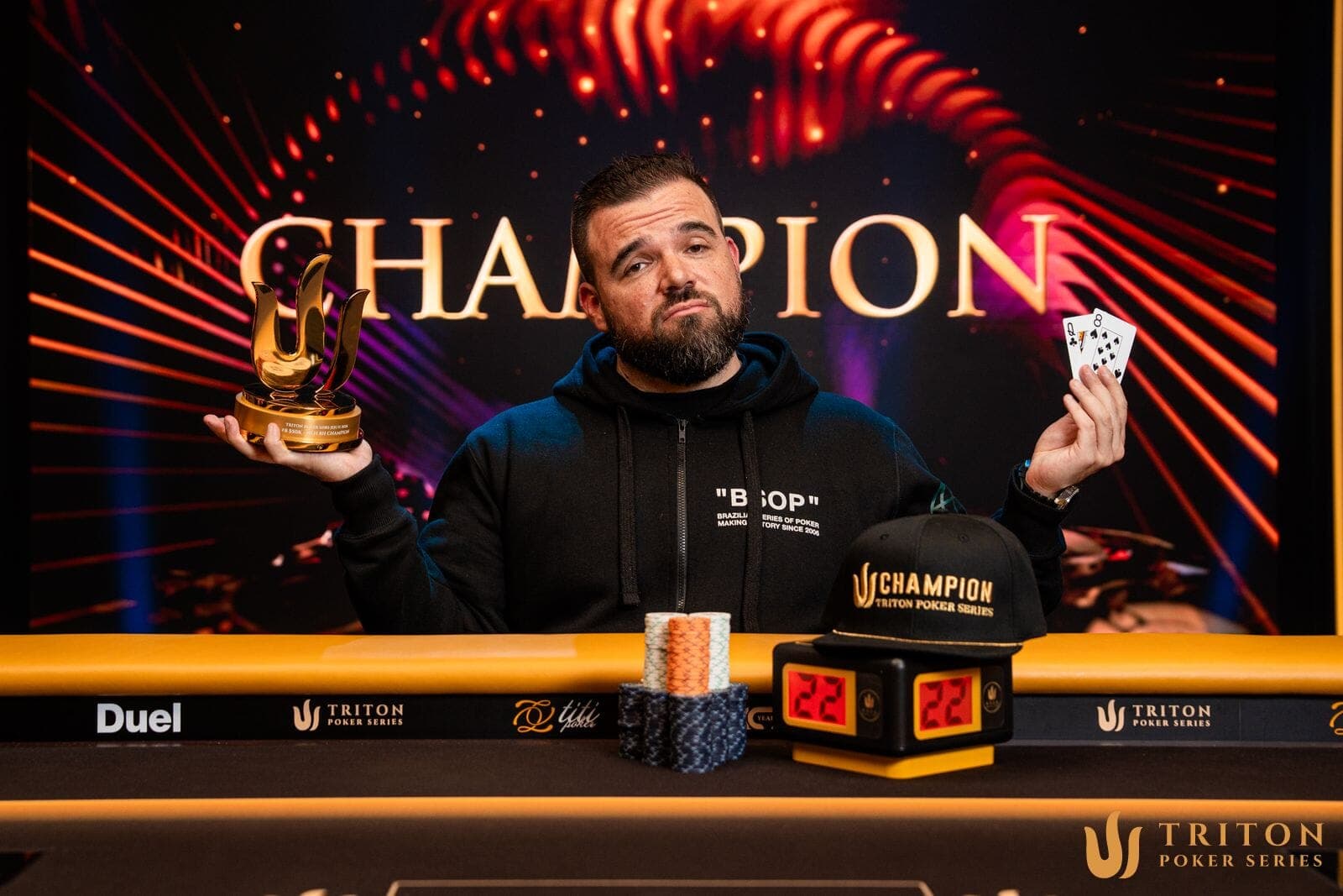 El torneo Triton $50 000 NLH 8-Handed terminó con un acuerdo