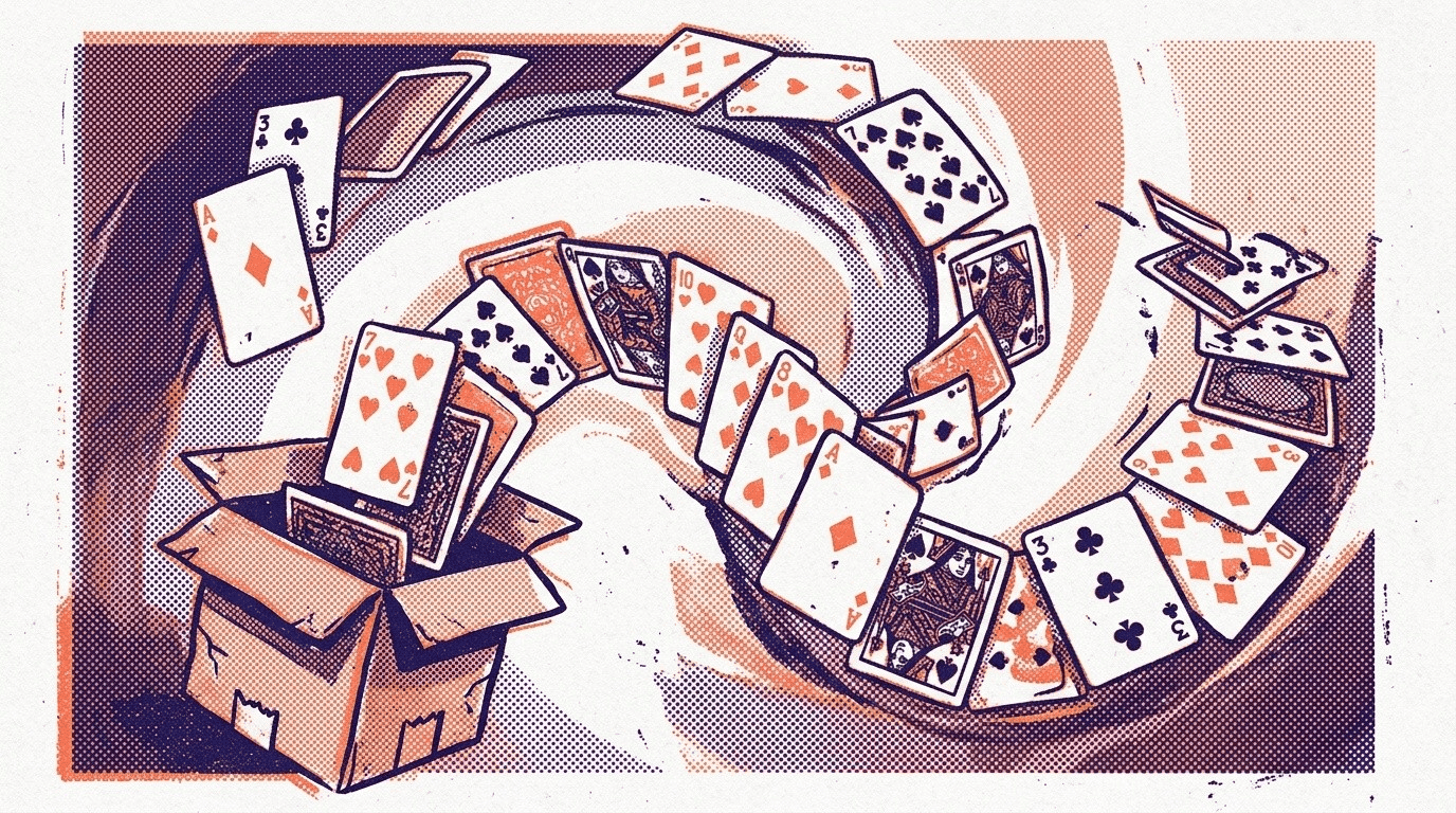 A poker deck has 52 cards.