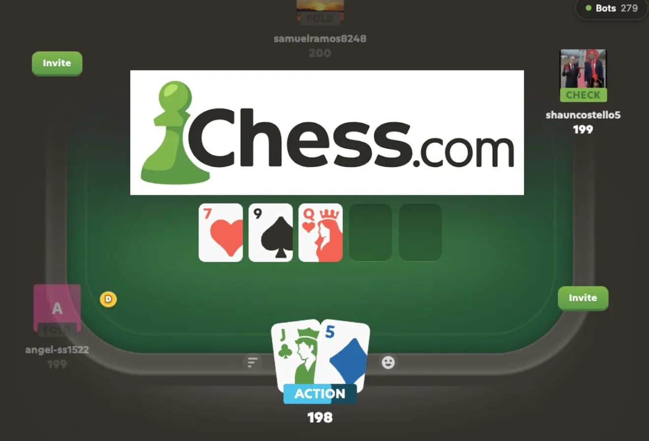 Chess.com's poker app reaches 125,000 users