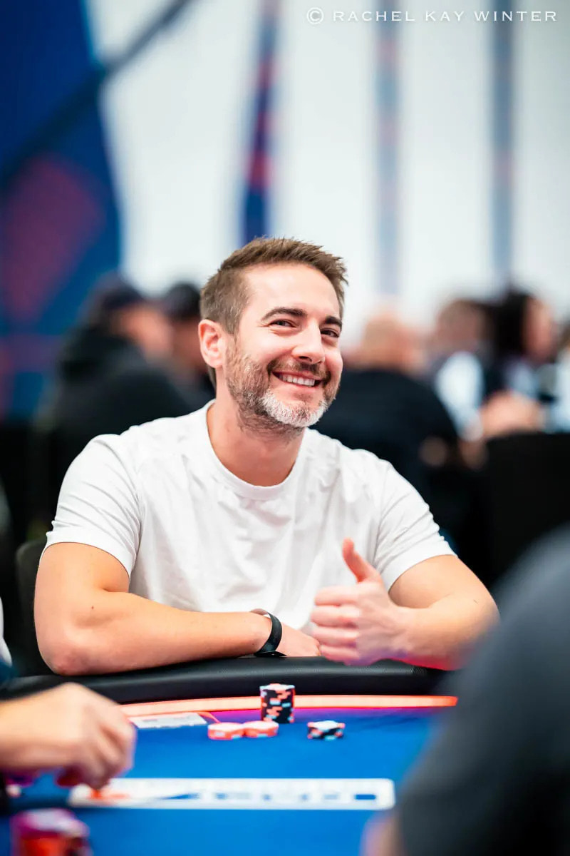 Chance Kornuth hit his card on the river and knocked Negreanu out of the WSOPC
