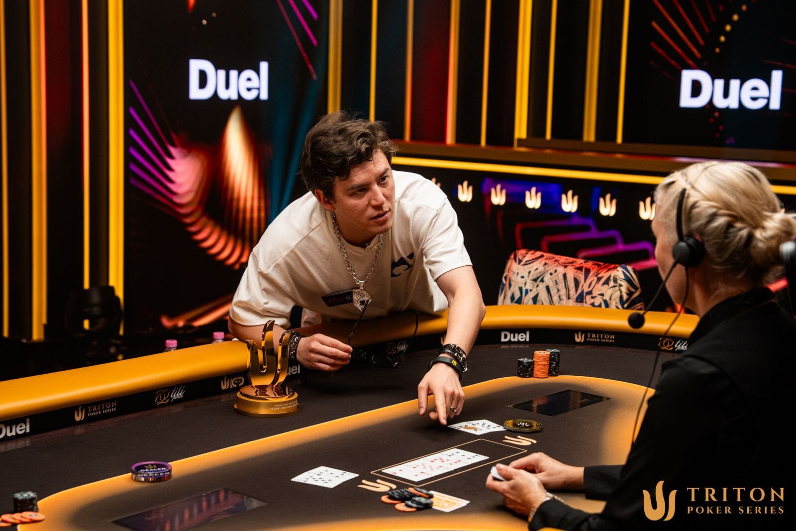 Filatov played against the Vietnamese Ngo heads-up in the $25,000 Titi Poker